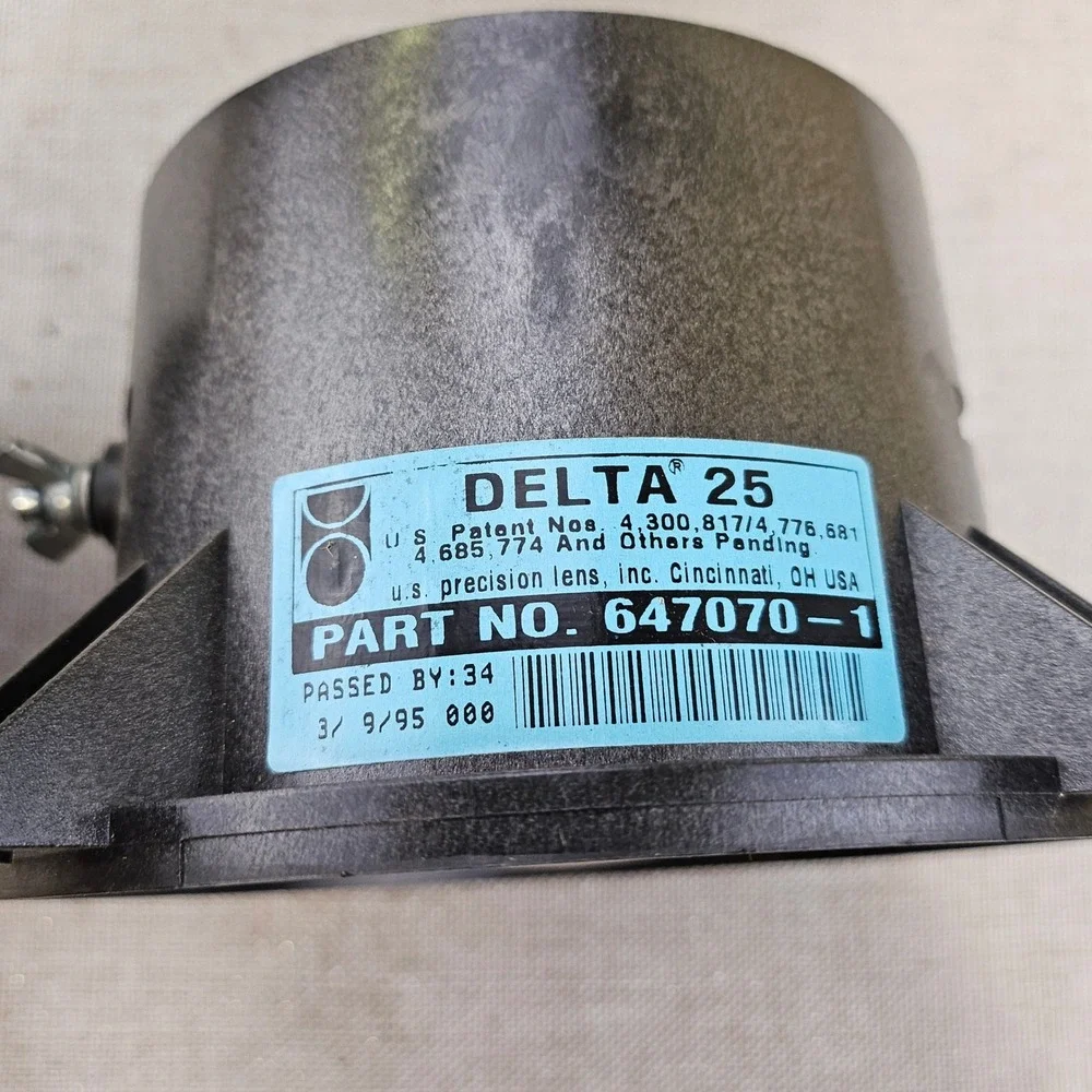 Delta 25 Lens Part No 647070 1 U S Precision‎ Lens Cincinnati OH